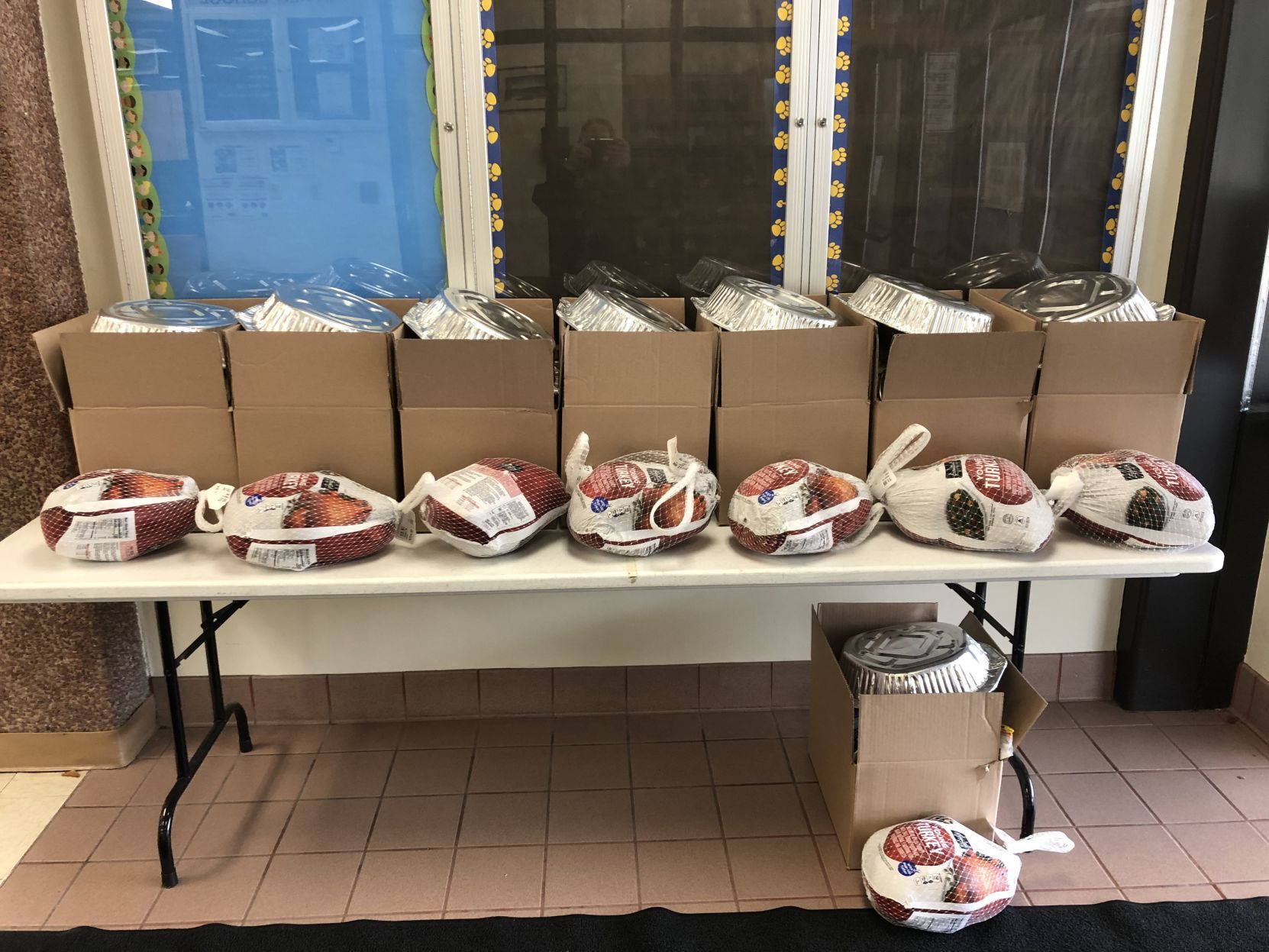 Whittier Elementary Thanksgiving Food Drive
